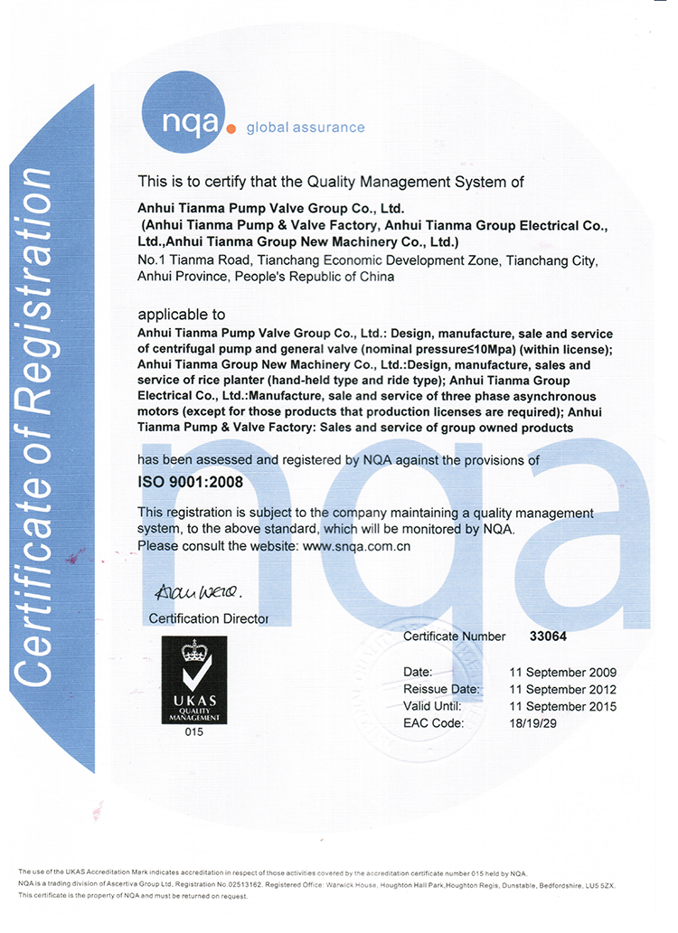 集团ISO9001英文版